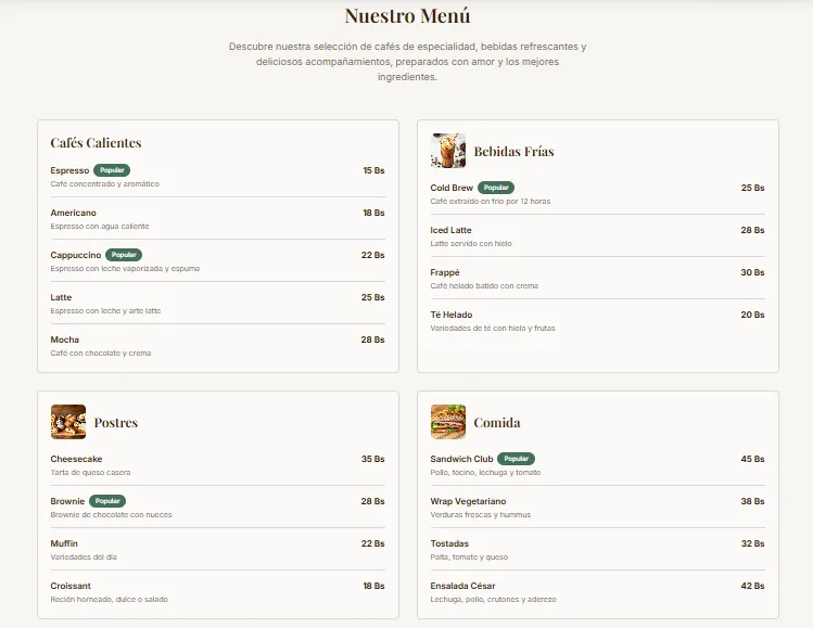 Plato premium de Casa Brava Bistro